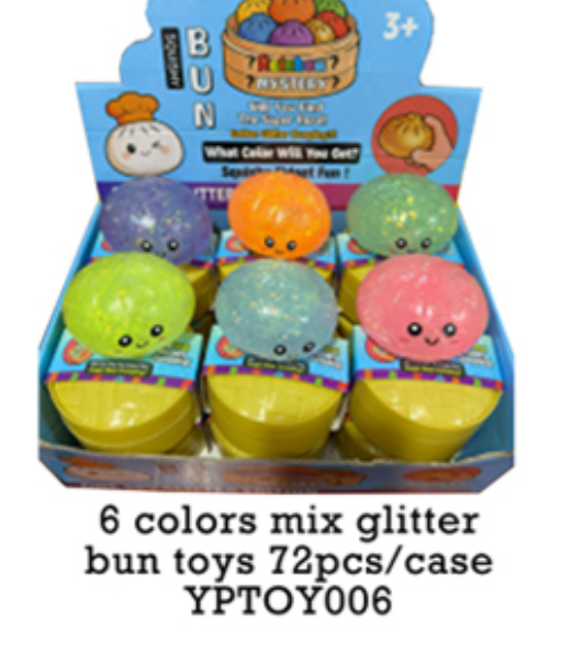 Mixed 6 colors glitter dumplings