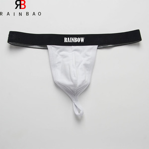 Intimo Sexy Maschile Nero, Perizoma a T, String Mature per Gay, Produzione Diretta - Product Image 2