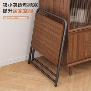Foldable Computer Desk Wood Surface Modern Simple Design Student Home Office Bedroom Bedside Table - Product Image 4