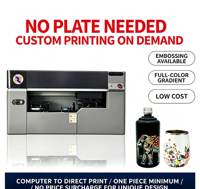 Printer 3D Berkualitas Tinggi, Tinta UV Epson i1600, untuk Objek Silinder Apapun