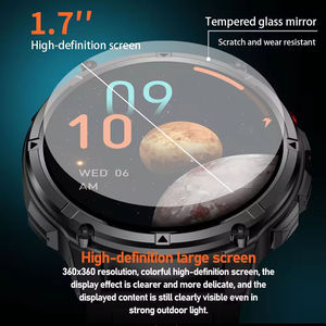 Montre connectée sportive pour homme HT33 2026 1100mAh avec écran IPS, bracelet en silicone, étanche IP68, suivi du sommeil, unisexe - Product Image 2