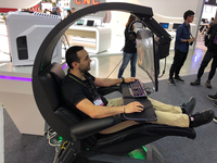 Iw-c4 D'intérieur Les Plus Populaires Meubles Chaise D'ordinateur de Poste De Travail Avec Inclinaison Et 1 - 3 Moniteurs