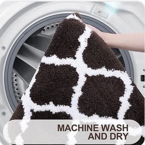 Alfombra de Baño de Lujo para Bañera y Ducha, Alfombra de Microfibra Suave y Absorbente, Alfombra de Baño Antideslizante, Alfombra de Baño Afelpada - Product Image 6