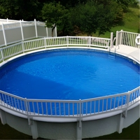 Clôture de piscine en aluminium à double revêtement pour l'intimité, installation rapide, 6 pieds, résistante à l'eau salée, pour piscines extérieures côtières et résidentielles