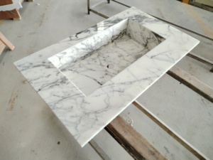 Natural <strong>Stone</strong> for Interior Wall Panel Bathroom Basin Sink Countertop <strong>Stone</strong> Veneer <strong>Marble</strong> <strong>Stone</strong> Slab <strong>White</strong> Modern Decorative - Product Image 1