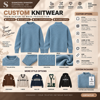 Schlichte Jersey-Premium-Strickkollektion für Herren: Klassischer Schalkragen-Cardigan & Slim-Fit-Rundhalspullover