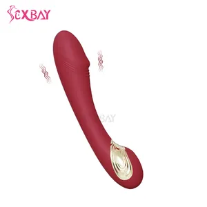 Sexbay 2024 ใหม่ซิลิโคนชาร์จVibratorหญิงDildo G Spotกระตุ้นVibrate 10 ความถี่กันน้ําหญิง