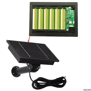 DC 5V 12V 4W 8W 16W 18560 Lithium-Batterie pack Mono kristallines Solarpanel-Energie system Solarstrom system für CCTV