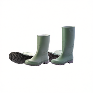 Bottes de pluie en PVC vert Ttake Tronchetto taille 46 avec semelle noire - Product Image 2