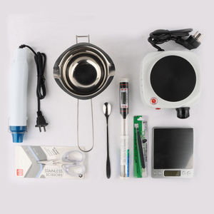 ชุดเครื่องมือละลายขี้ผึ้งพื้นฐานสำหรับขี้ผึ้งถั่วเหลืองพาราฟินพร้อมเครื่องวัดอุณหภูมิหม้อสำหรับคริสต์มาส - Product Image 1