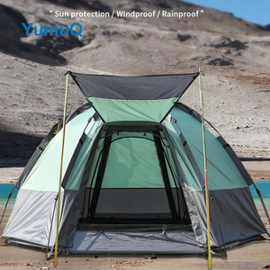 YumuQ 1-2 kişi taşınabilir katlanır tam hızlı otomatik açılış açık kamp çadır aile için yürüyüş gitmek - Product Image 4
