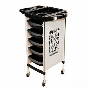 Carrito de peluquería para salón, carrito de herramientas para peluquería, carrito de almacenamiento de cinco niveles para tintes en caliente en peluquerías - Product Image 1