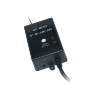 Receptor Universal GE-RCV1 DC/AC 12V/24V 433.92MHz para Puerta de Garaje Automática Enrollable, Receptores Externos de 1/2/3/4 Canales