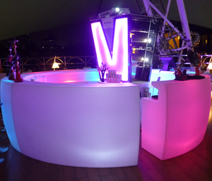 Muebles LED portátiles modernos para interior y exterior, altura de mostrador de <span class=keywords><strong>Bar</strong></span> para restaurantes, hoteles, fiestas, clubes, mesas de <span class=keywords><strong>bar</strong></span> modulares - Product Image 2