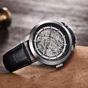 Reloj de Cuero de Moda PAGANI DESIGN 1638, Nuevo, de Primera Marca, para Hombre, Automático, Mecánico, Esqueleto, Resistente al Agua, 2025 - Product Image 6