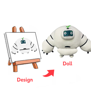 Llavero de Peluche Personalizado con Bordado, Diseño Personalizado, Figura de Ídolo Kpop, Ropa Extraíble, Material Suave, MOQ Bajo - Product Image 3