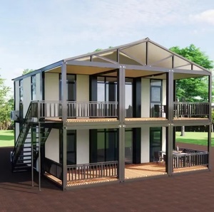 Villa préfabriquée de luxe 2026 en conteneur modulaire à ossature légère en acier, <span class=keywords><strong>construction</strong></span> rapide et moderne pour <span class=keywords><strong>maison</strong></span> et supermarché, étanche - Product Image 3