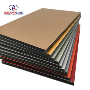 Alucobond ACM Facade Plastic Plate For Cladding Wall Fireproof Mirror For Advertising Board Aluminum Composite Panel