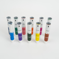 Tube d'emballage en plastique en aluminium souple vide Tube de pigment de peinture à l'huile Tube laminé d'emballage cosmétique rechargeable