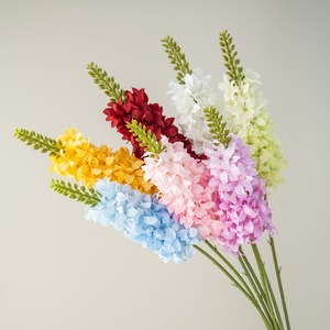 Artificial Hyacinth <b>Flower</b> Single Stem <b>Silk</b> Wedding Decoration Table Floral <b>Arrangement</b> Home Decor Outdoor Props - Product Image 2