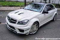 Kit carrosserie Black Series pour W204 C63 Coupé AMG C200 C250 C300 2007-2014 Matériau FRP Ajustement parfait Ajustement testé