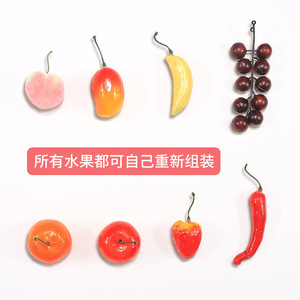 Enredaderas Artificiales de Frutas, Hojas de Seda Plástica de 30cm-100cm, Accesorios de Fotografía, Decoraciones para Bodas y Hogar - Product Image 3