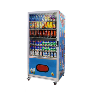 Máquina Expendedora de Bebidas Frías y Snacks de Acero Inoxidable con 60 Compartimentos, Motor de 650W, Producción de 8-18 Paquetes/Min para Tiendas de Alimentos y Comida Congelada - Product Image 5