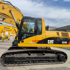 Casi nueva máquina excavadora sobre orugas Caterpillar 324d usada reacondicionar excavadora 24 toneladas - Product Image 3