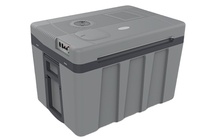 Réfrigérateur de 50 litres utilisé dans un véhicule, glacière extérieure disponible avec poignée et roues et voyants pour stocker les aliments NO.CBP-50L
