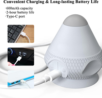 Masseur de points multifonctionnel à adsorption électrique RS, rechargeable, vibrant, compressif, léger, en silicone, pour massage des tissus profonds et yoga
