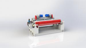 Máquina cepilladora para carpintería Husillo rotativo de chapa de madera Pelado de madera contrachapada con motor de núcleo Cojinete de bomba Componentes de motor PLC - Product Image 3