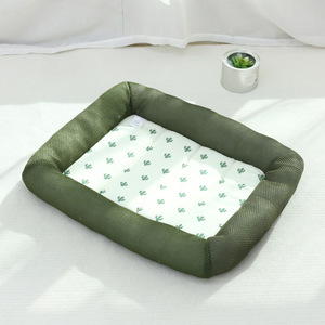 Summer Cat & Dog Cooling <b>Pad</b> Breathable <b>Waterproof</b> Washable Eco Friendly Solid Modern Cloth Pet Mat - Product Image 2