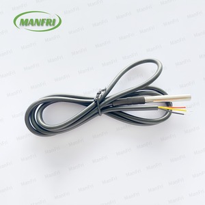 封装<span class=keywords><strong>DS18B20</strong></span>温度传感器防水数字热探头传感器，适用于水族馆<span class=keywords><strong>Arduino</strong></span> 1M IP68 OD6 * 50毫米 - Product Image 1