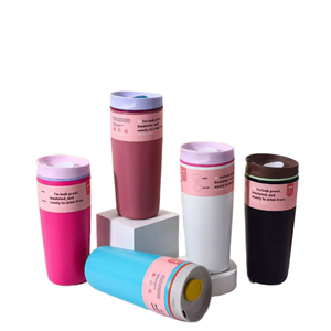 Eco Friendly 20oz Double Wall Vacuum Insulated Travel Tumbler 304 Stainless Steel <b>Reusable</b> Coffee <b>Cup</b> Custom Logo for Outdoor Sp - Product Image 1