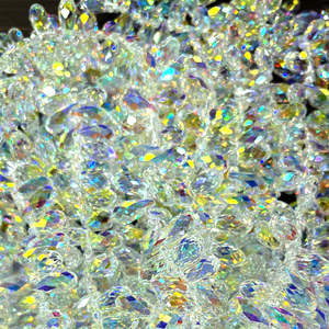 Perles de verre rondes à <span class=keywords><strong>facettes</strong></span> de 8mm <span class=keywords><strong>diamant</strong></span> DIY perles de cristal en vrac bijoux en pierre fantaisie perles breloques pour la fabrication de bijoux - Product Image 2