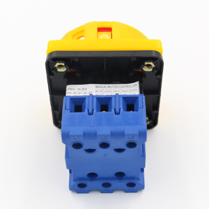 AC 4-<span class=keywords><strong>Pole</strong></span> isolator cam chuyển đổi lw30 3P 25A lỗ duy nhất cài đặt ON-OFF xử lý cho chính chuyển đổi hoạt động công tắc quay - Product Image 5