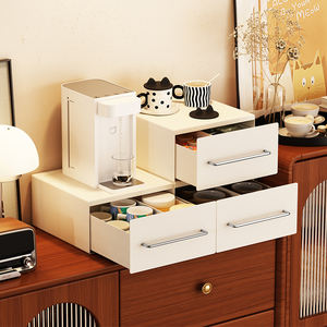 سطح مكتب مستدام ومستطيلي معدني للأكواب وطاولة المطبخ مع حامل متعدد الوظائف - Product Image 2