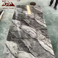 Panel de Pared de PVC Ignífugo Wayon, Alternativa de Piedra Natural de Grado Comercial, Resistente a los Rayos UV
