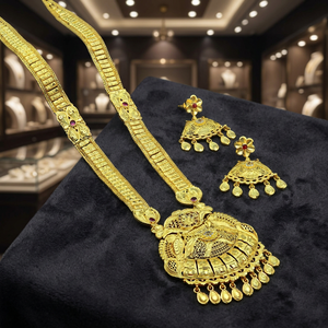 Wholesale Women's Brass 14K 18K 24K Micro Gold Plated Cable Chain <b>Long</b> Forming Traditional Wedding Fashion <b>Necklaces</b> Set - Product Image 5