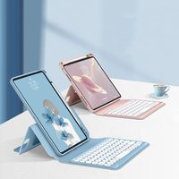 Trackpad détachable clavier sans fil magnétique PU PC étui pour tablette ensemble avec porte-crayon pour Apple iPad Pro 11 pouces 2021/20/18