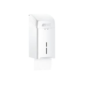 Dispensador de papel Mediclinics blanco para montar en la pared, para baños y clínicas - Product Image 1