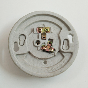 E27 4.5 inch ánh sáng Trần ổ cắm sứ Tường Gắn Đèn chủ bóng đèn chủ với 2 & 4 thiết bị đầu cuối 250V điện áp - Product Image 3