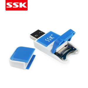 Đầu Đọc Thẻ Thu Nhỏ SSK Đầu Đọc Thẻ Tốc Độ Cao USB2.0 Thẻ SD Khẩu Độ Đơn SCRS022 - Product Image 3