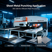 Machine de poinçonnage à tourelle CNC avec servomoteur entièrement électrique pour les composants de climatiseurs industriels et de placards