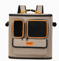 Sac à dos de transport pour animaux de compagnie (chiens et chats) multifonctionnel, respirant, portable et de haute qualité, avec roulettes – Service de première classe