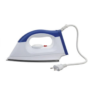Fer à repasser électrique à vapeur 750W avec semelle en céramique, presse à vêtements domestique, blanc et bleu - Product Image 1