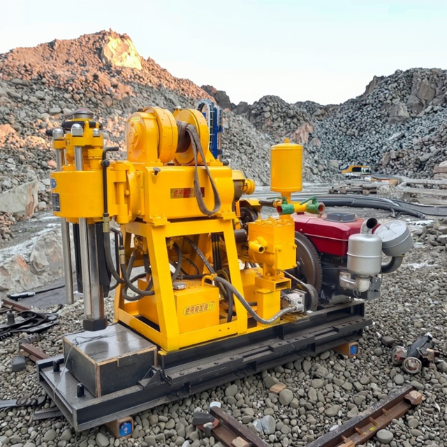 Factory Direct 200m 260m Deep GY-260 Type Water Well Drilling Rig New Drill Machine Gear Gearbox Pump for Soil/Rock Drilling