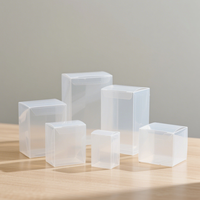 Boîtes d'emballage transparentes en plastique PVC PET PP personnalisées, boîtes cadeaux transparentes pour cosmétiques électroniques