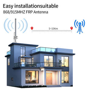 15dBi Antena de helio 868MHz 915MHz Wifi Exterior FRP Fibra de vidrio Omni Lora Antena de fibra de vidrio de comunicación de doble banda - Product Image 4
