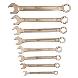 BRONZEplus 11 pièces combinaison clé à cliquet ensemble bricolage outils à main en acier de qualité finition chromée 17mm Application industrielle OEM - Product Image 1